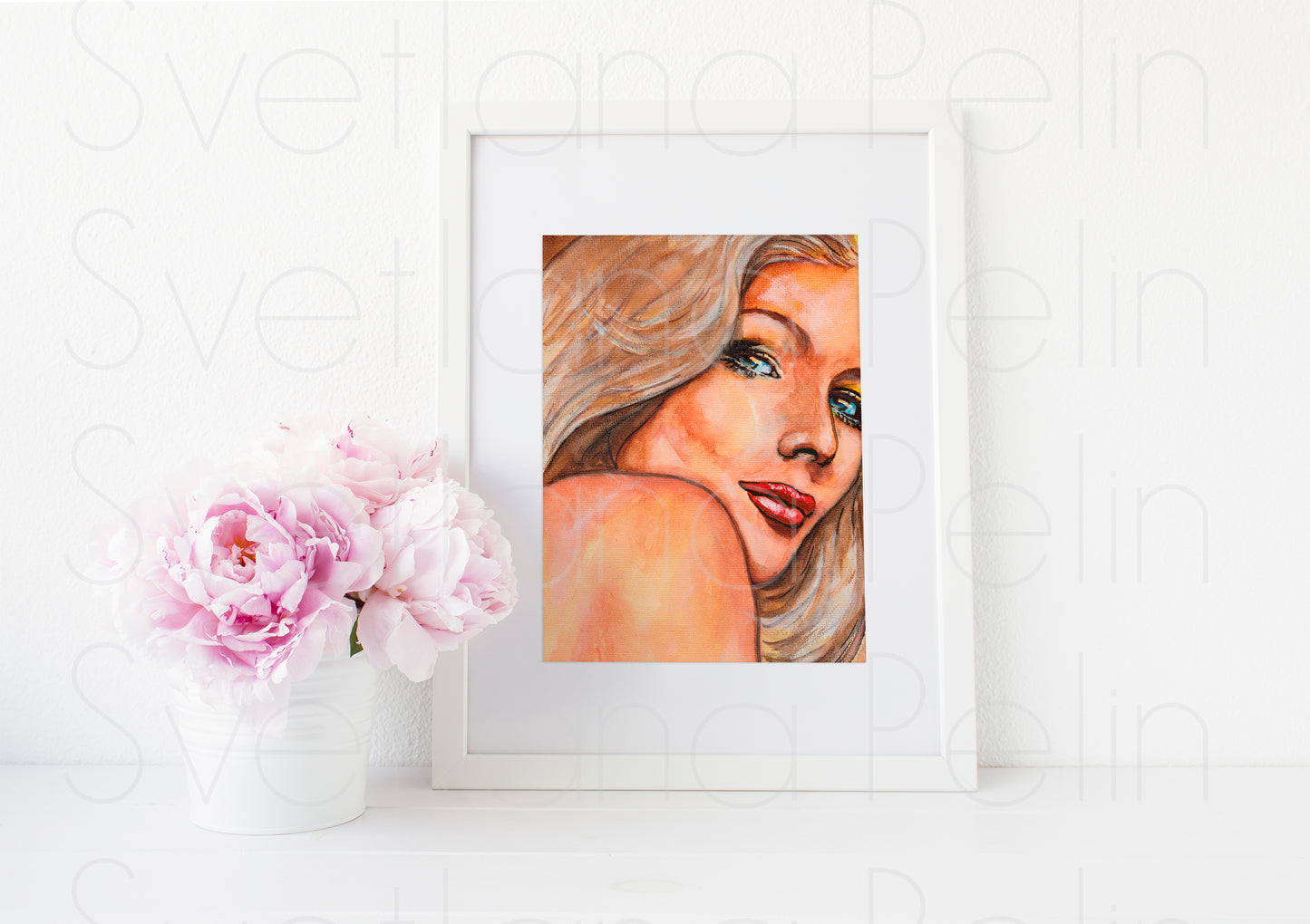 Veronica Lake, ART PRINT Signed by Artist