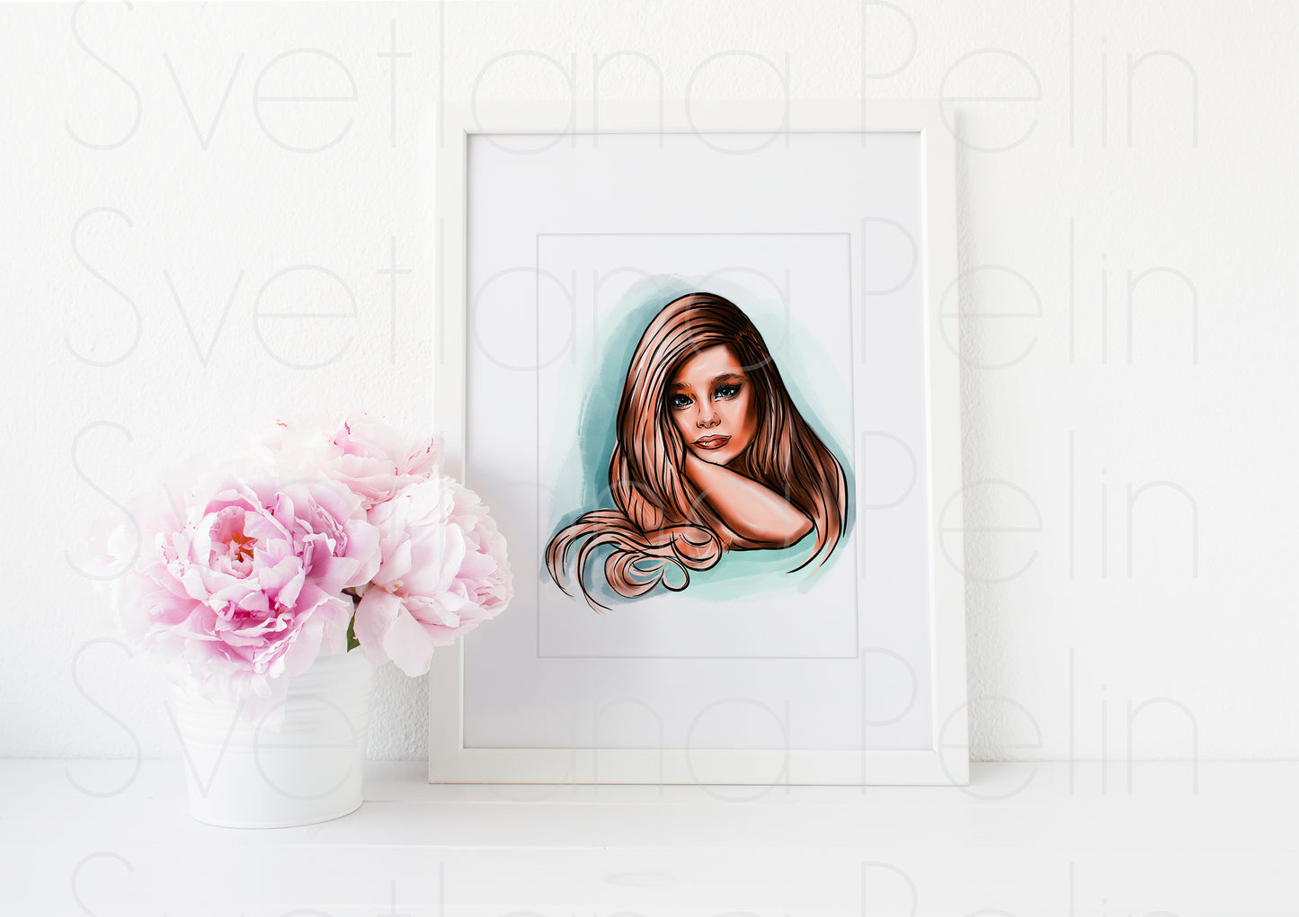 Brooke Shields, ART PRINT Signed by Artist