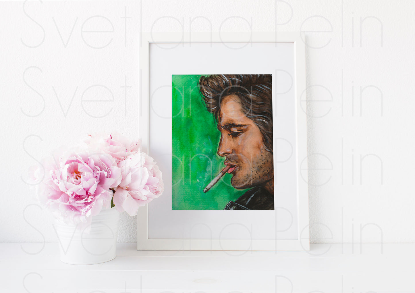 Robert Pattinson, ART PRINT Signed by Artist