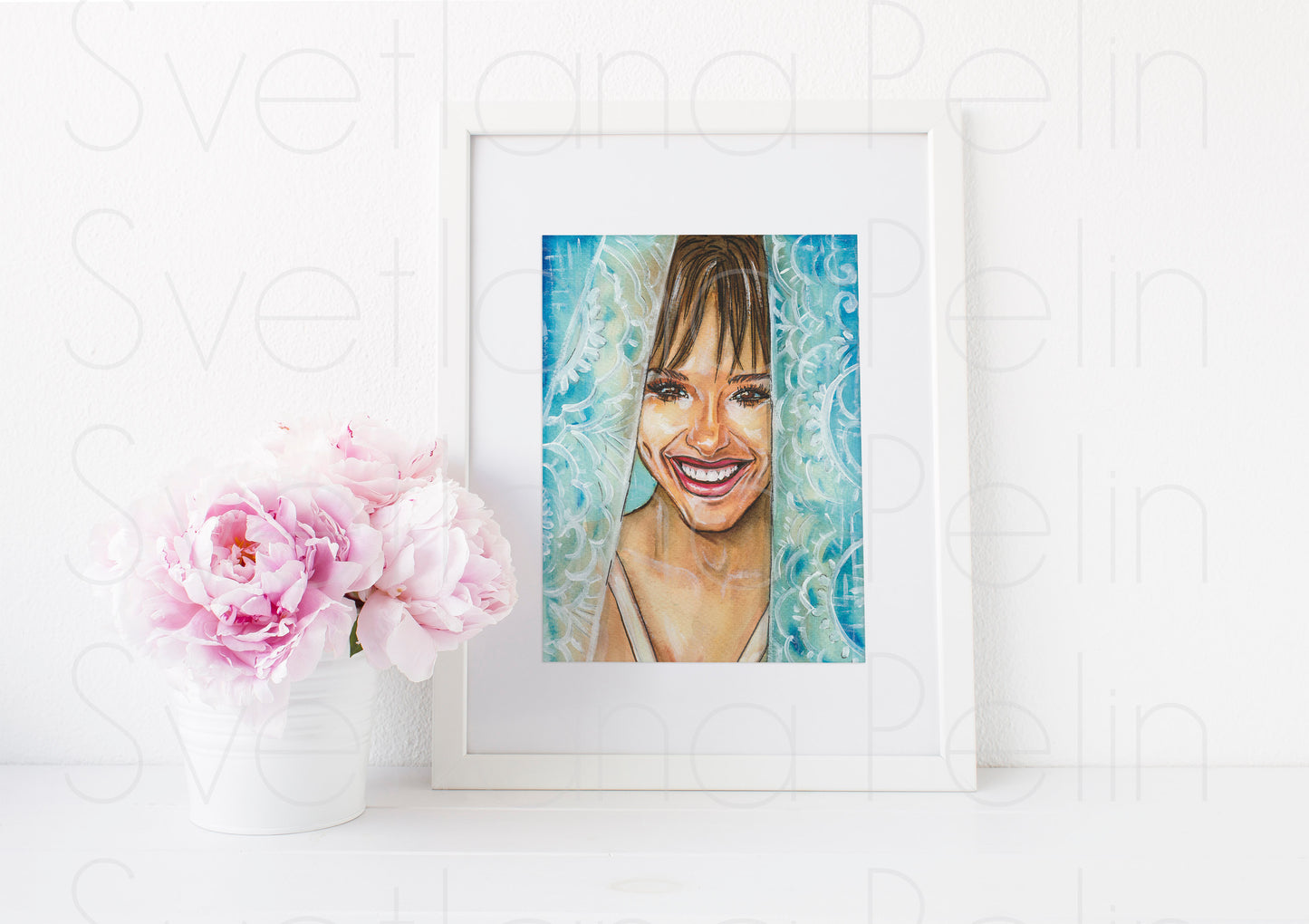 Jennifer Garner, ART PRINT Signed by Artist