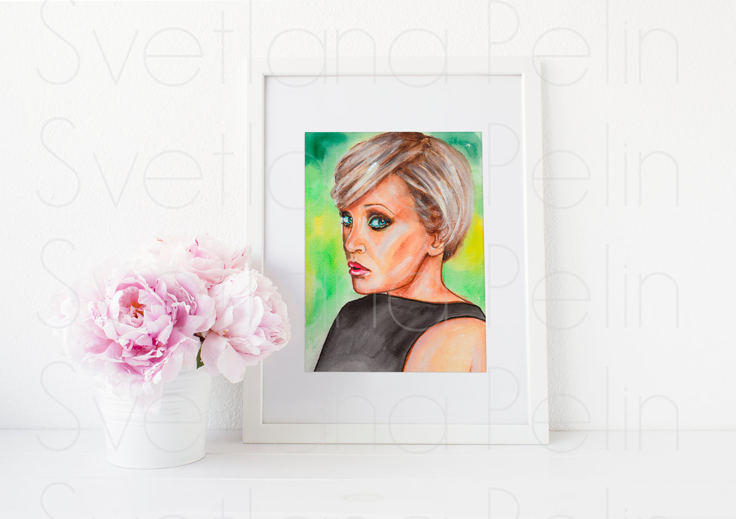 Patricia Kaas, ART PRINT Signed by Artist