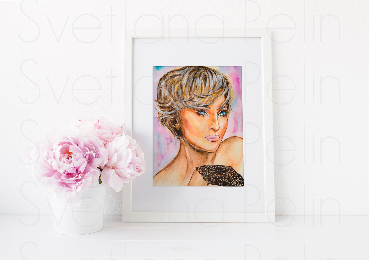 Patricia Kaas, ART PRINT Signed by Artist