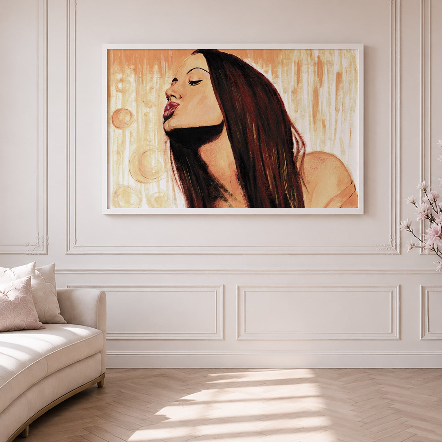 Angelina Jolie. Museum Framed Print
