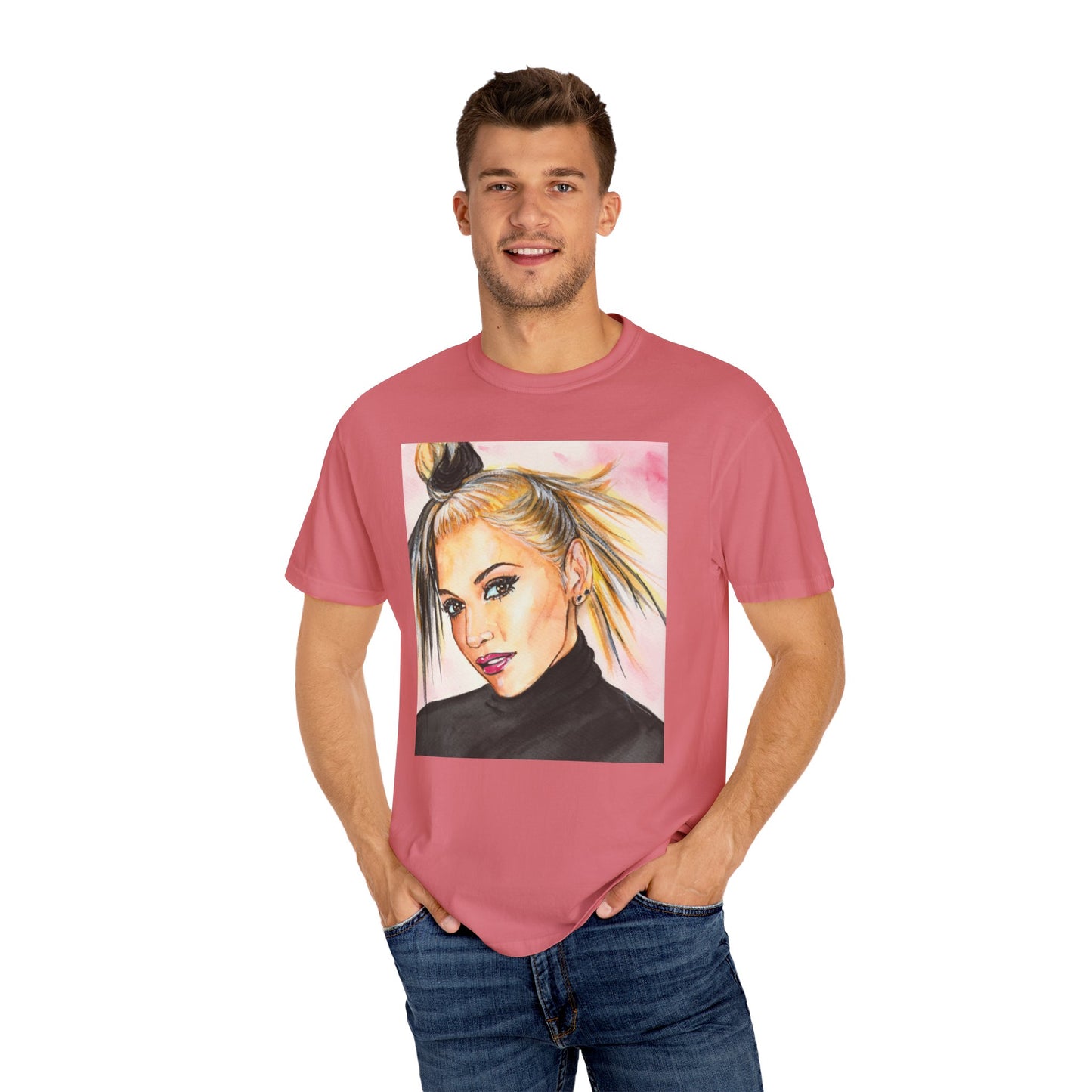 Gwen, Unisex Garment-Dyed T-shirt