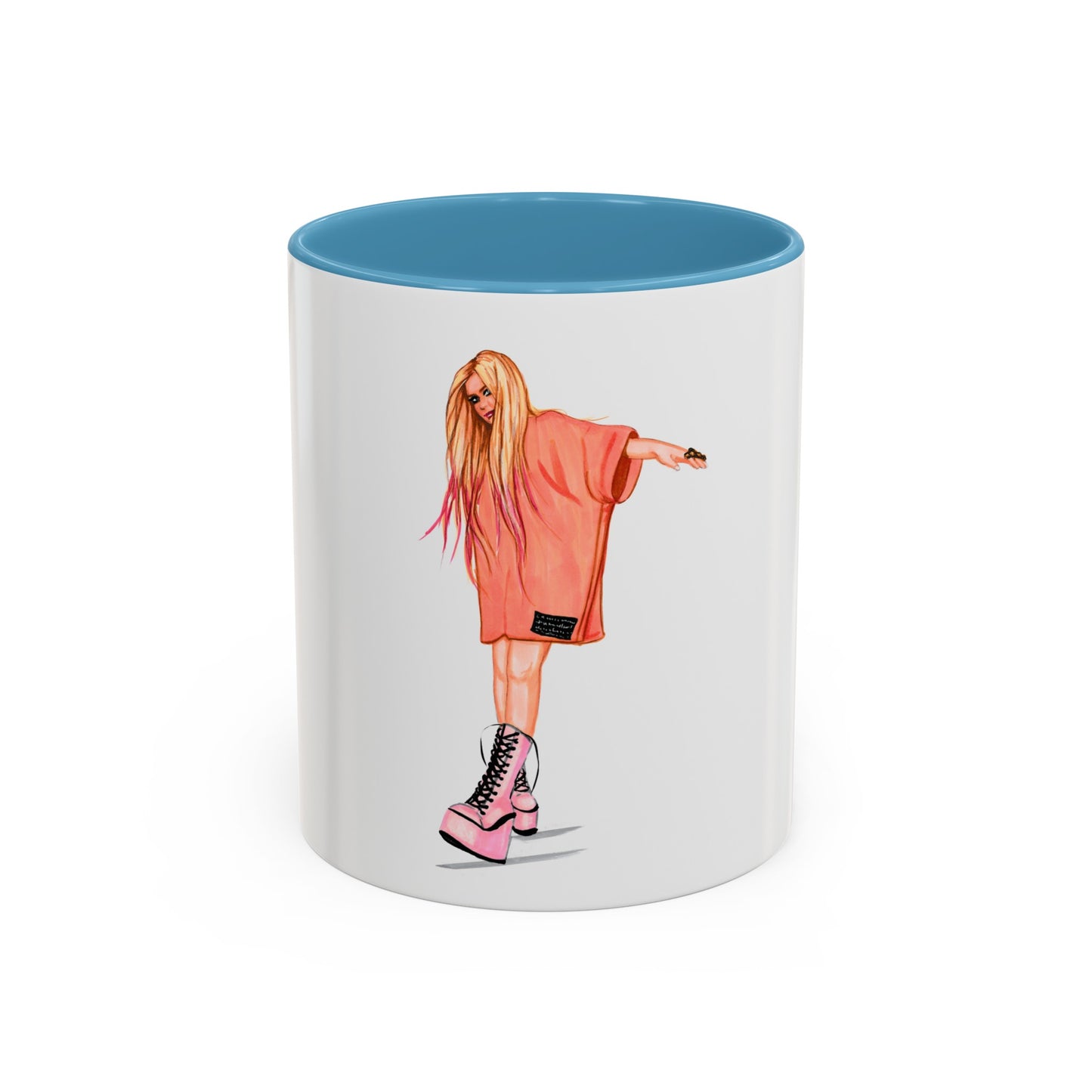 Avril, Accent Coffee Mug (11, 15oz)