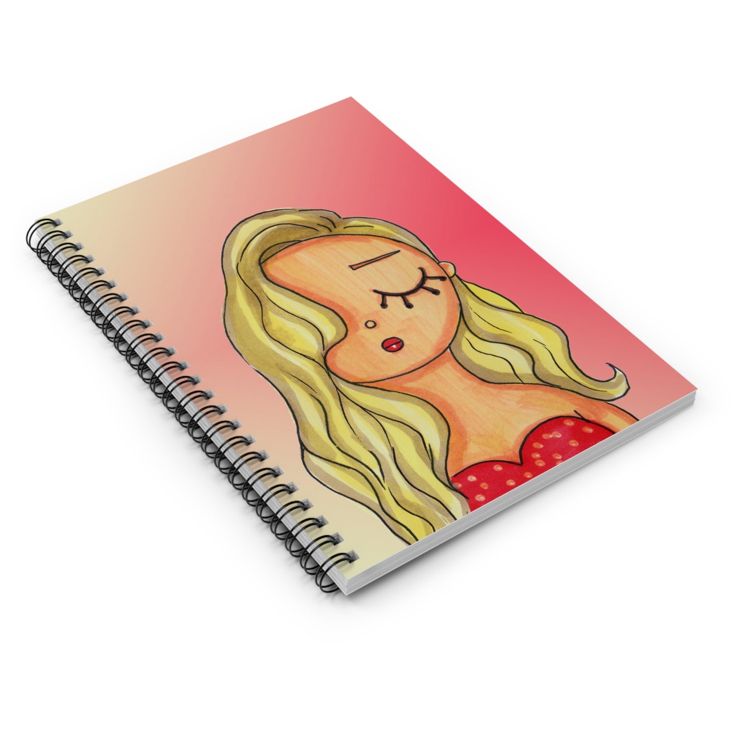 Veronica Lake, Spiral Notebook - Ruled Line