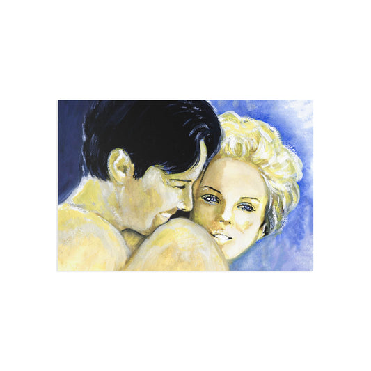 Keanu Reeves, Charlize Theron, Sweet November, Fine Art Postcards