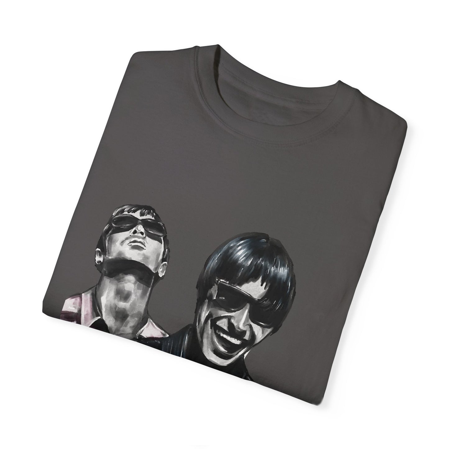 Liam & Noel Gallagher, Oasis, Unisex Garment-Dyed T-shirt