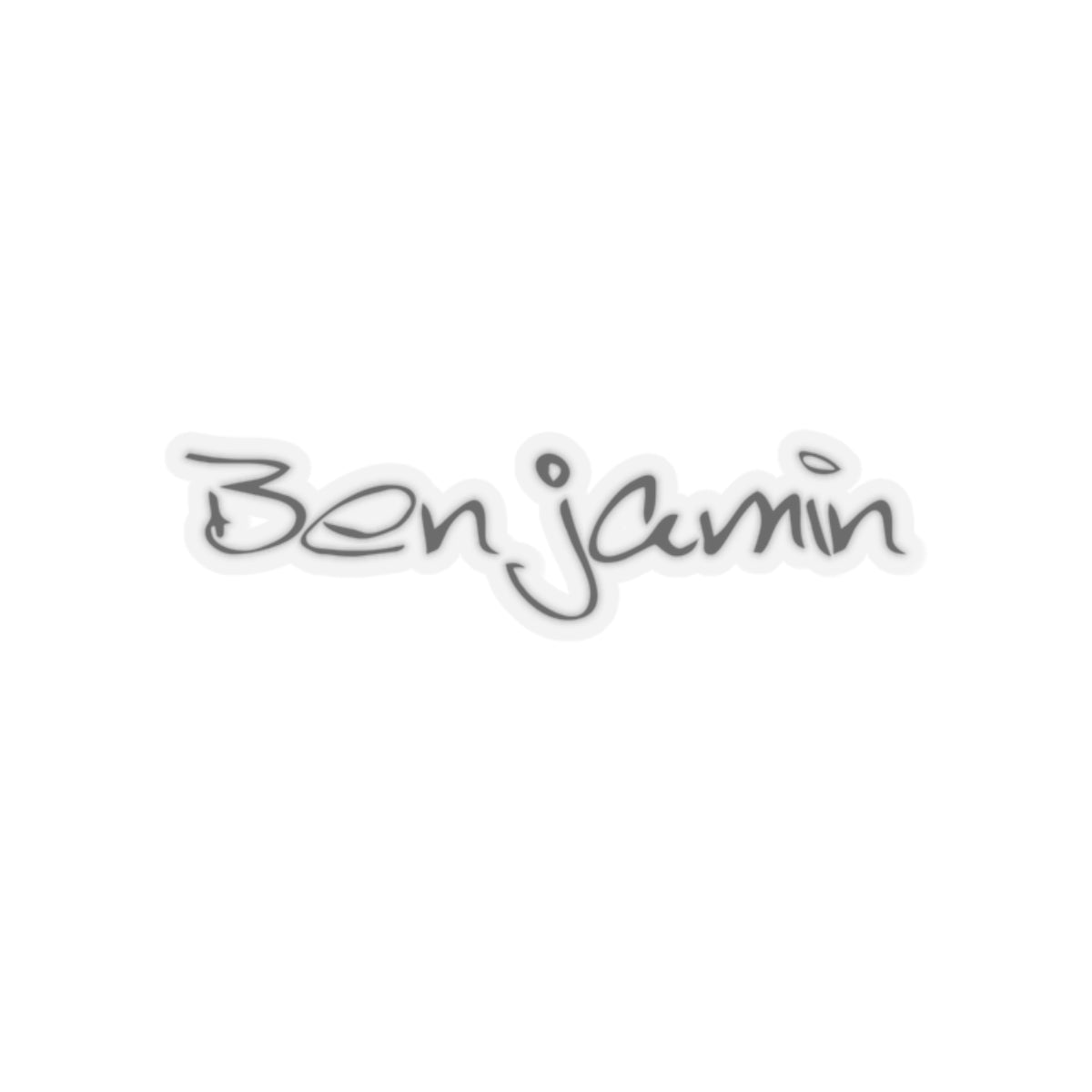 Benjamin, Man, Boy, Name, Kiss-Cut Stickers