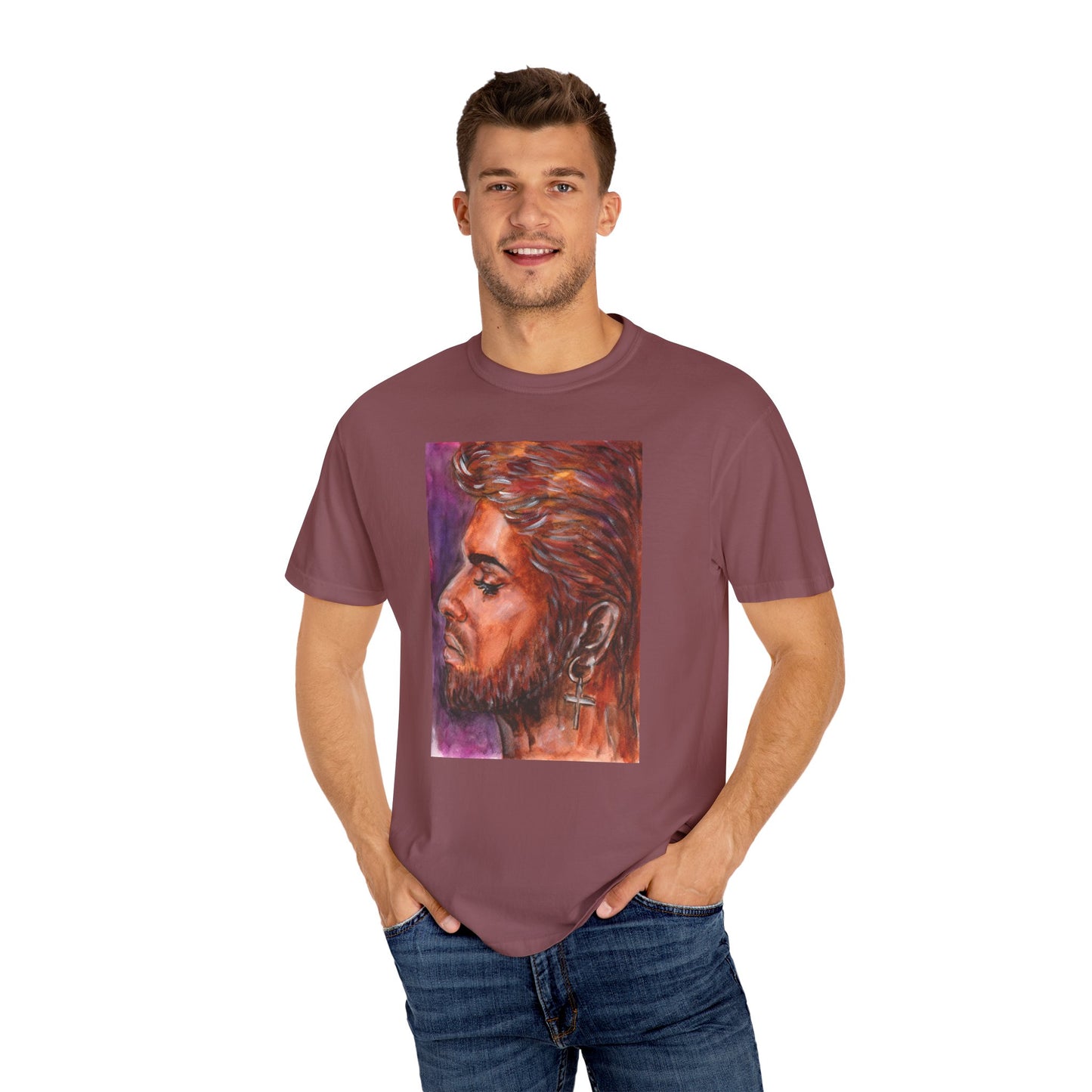 George, Unisex Garment-Dyed T-shirt