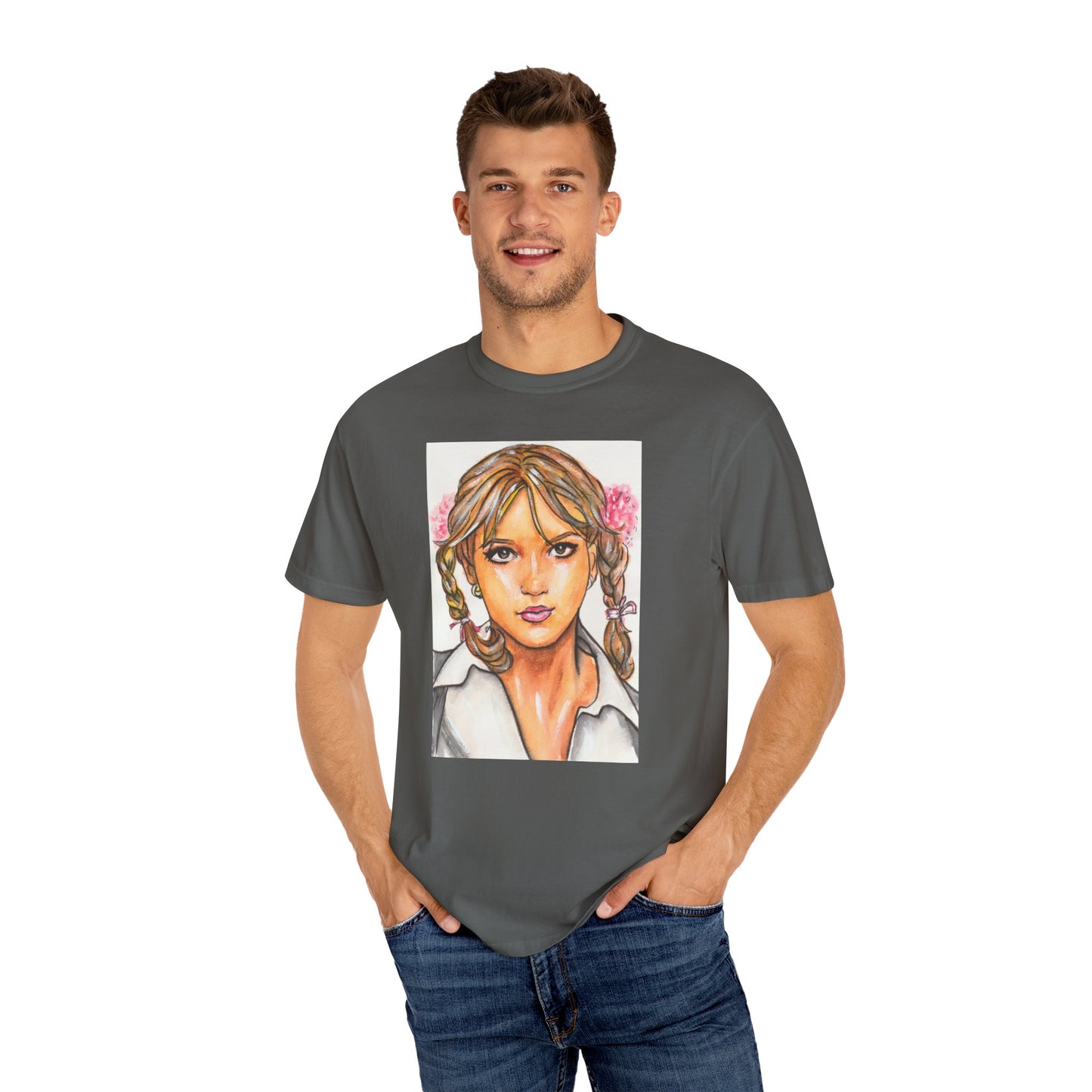 Britney, Unisex Garment-Dyed T-shirt