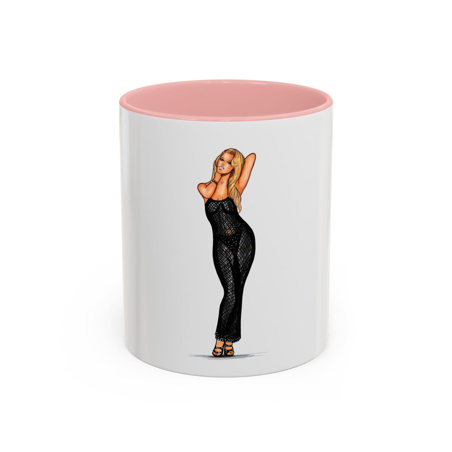 Claudia Schiffer, Accent Coffee Mug (11, 15oz)