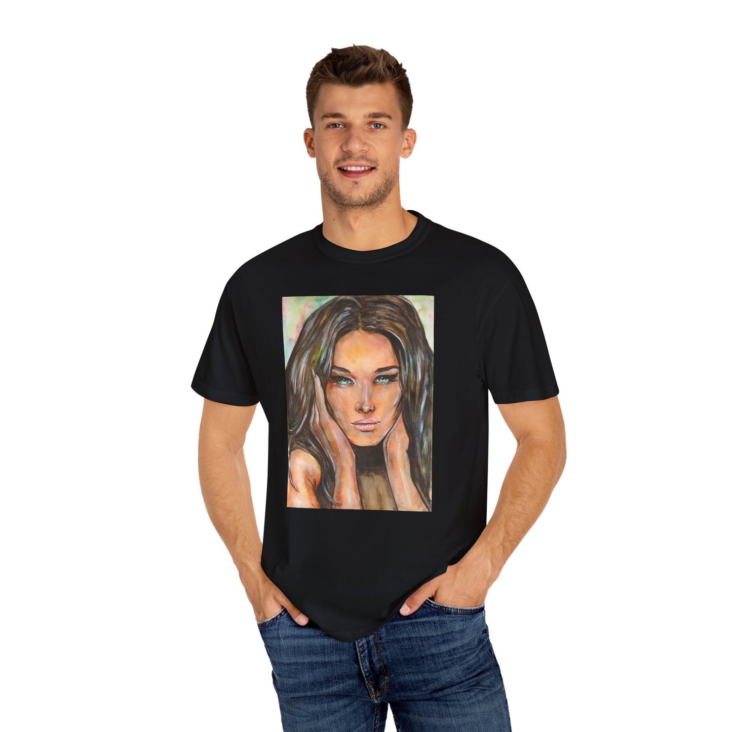 Carla, Unisex Garment-Dyed T-shirt