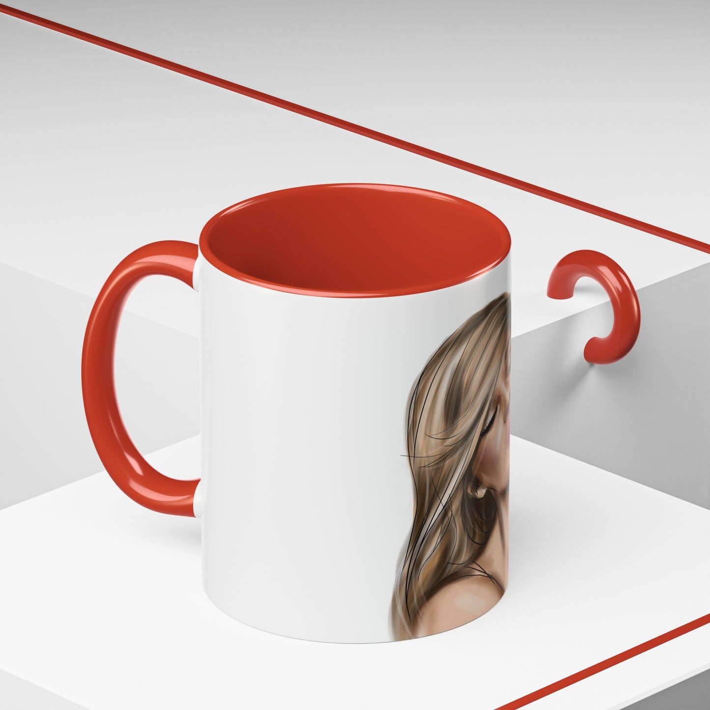 Candice Swanepoel, Accent Coffee Mug (11, 15oz)