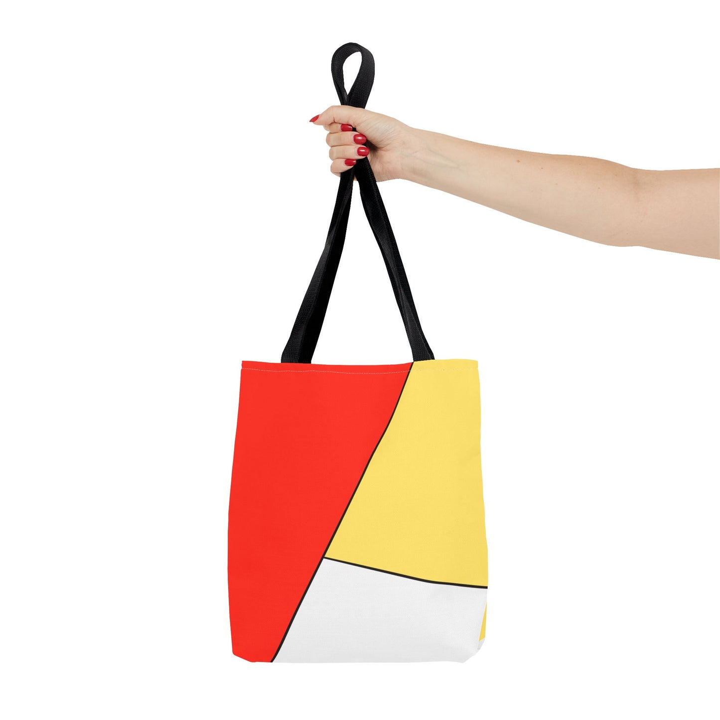 Red, Yellow, White, Tote Bag (AOP)