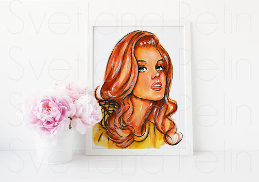 Ann-Margret, ART PRINT Signed by Artist