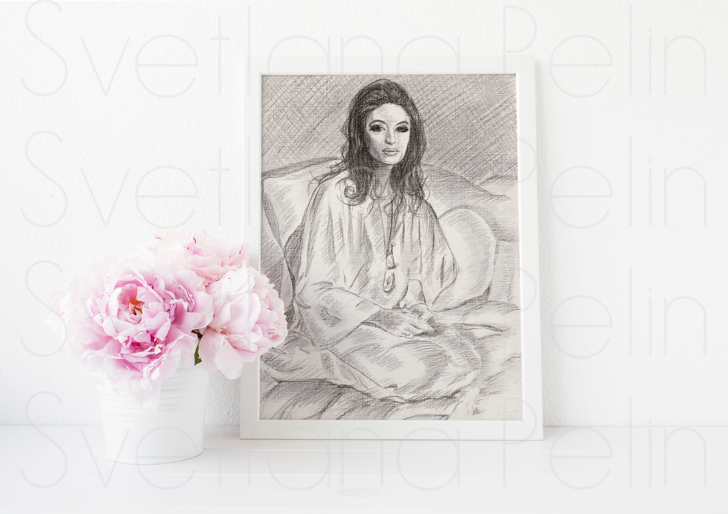 Anouk Aimée, ART PRINT Signed by Artist