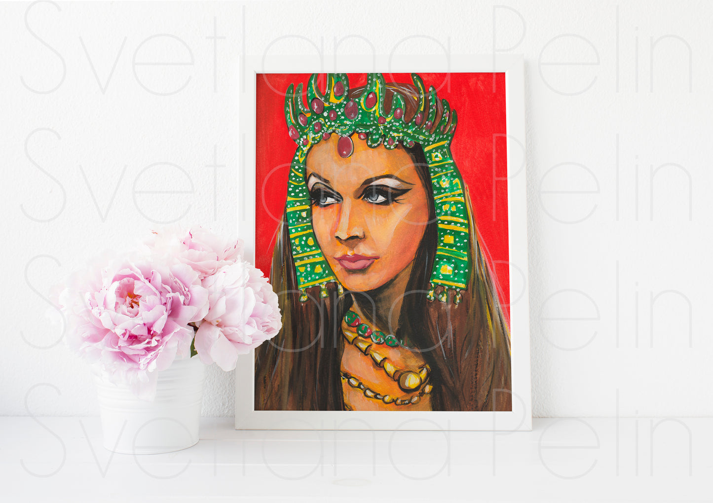 Vivien Leigh, Cleopatra, ART PRINT Signed by Artist