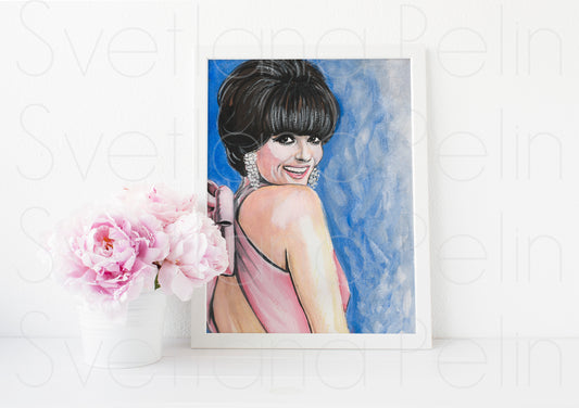 Claudia Cardinale, ART PRINT Signed by Artist