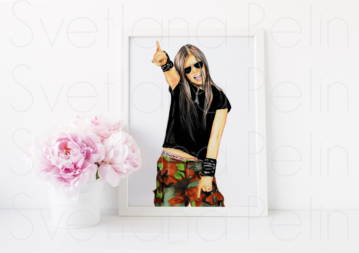 Avril Lavigne, ART PRINT Signed by Artist