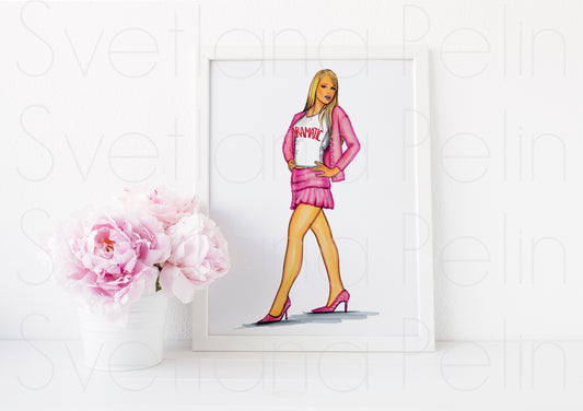 Rachel McAdams, ART PRINT Signed by Artist