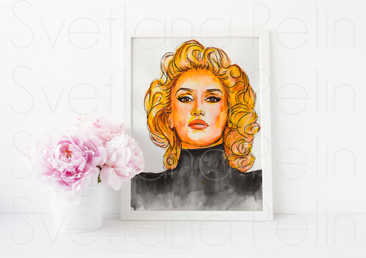 Gwen, ART PRINT Signed by Artist