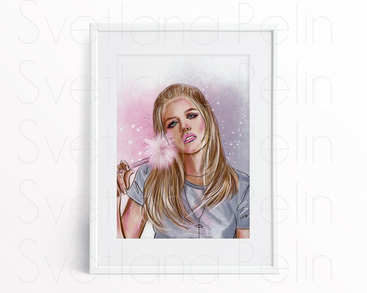 Alicia Silverstone, Printable Art, INSTANT DOWNLOAD