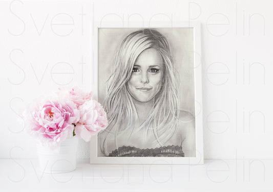 Rachel McAdams, ART PRINT Signed by Artist