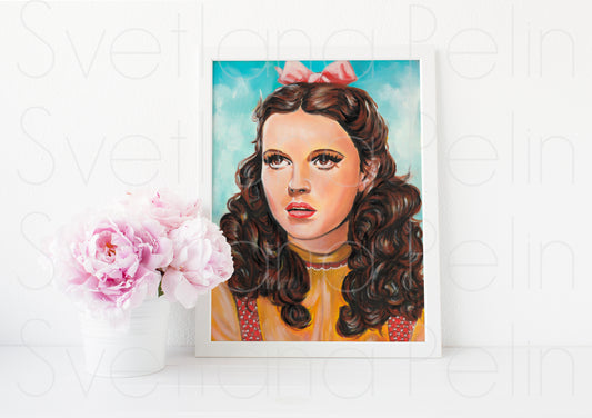 Judy Garland, ART PRINT Signed by Artist