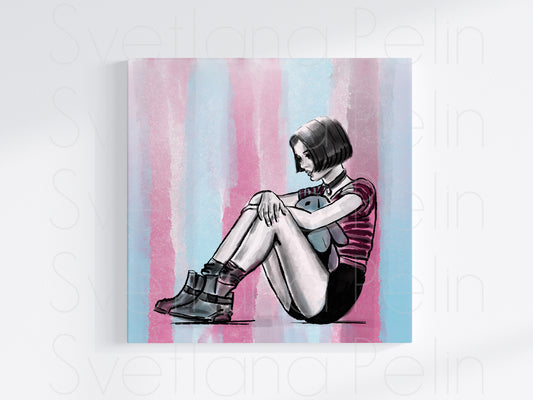 Natalie Portman, Mathilda, Léon, Printable Art, INSTANT DOWNLOAD