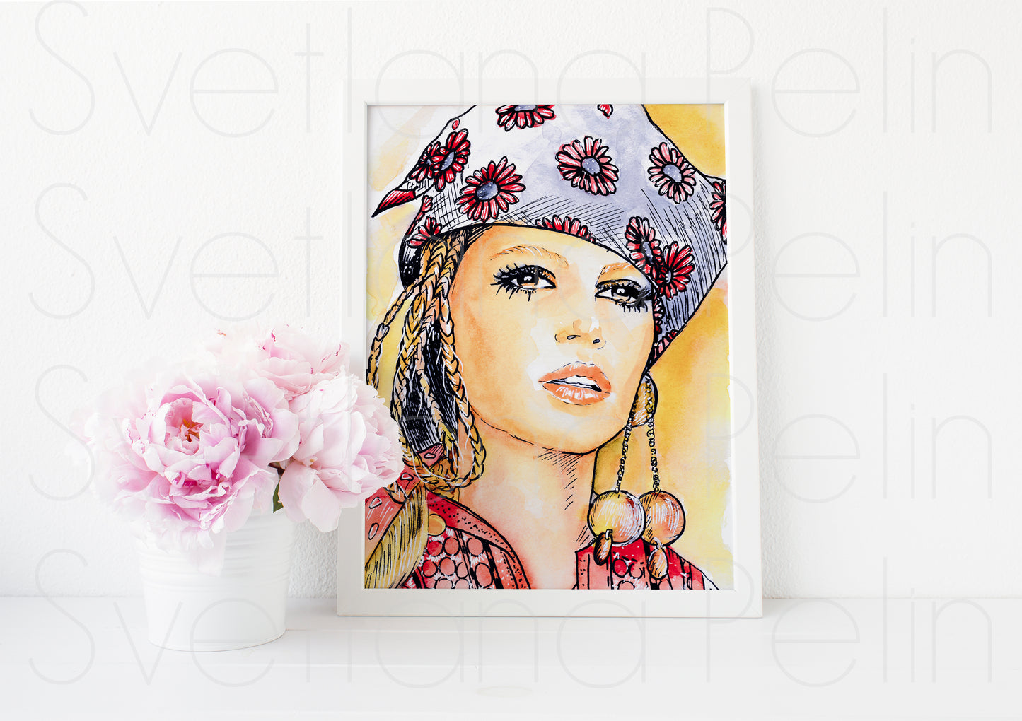 Brigitte Bardot, ART PRINT Signed by Artist