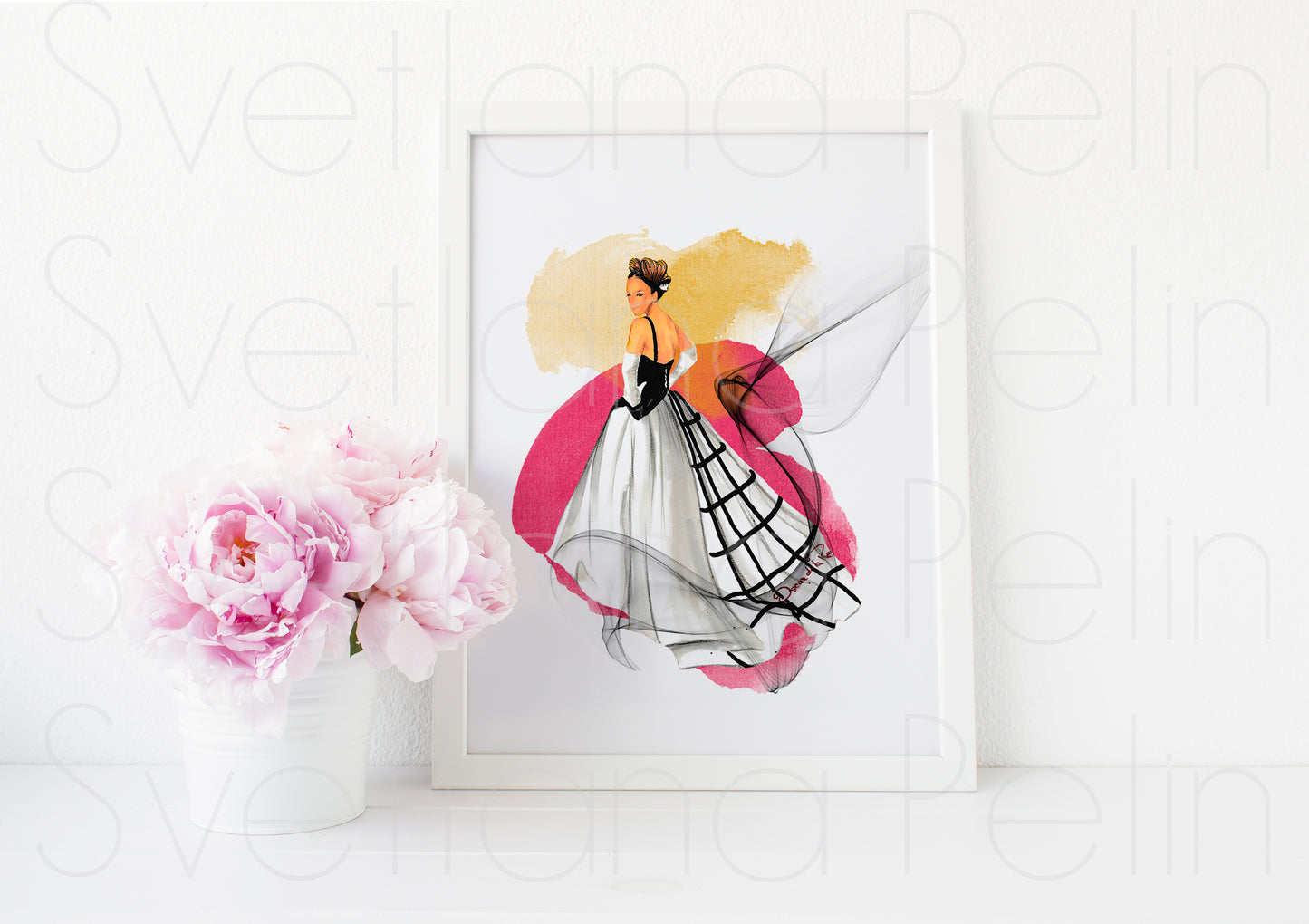 Sarah Jessica Parker, ART PRINT Signed by Artist