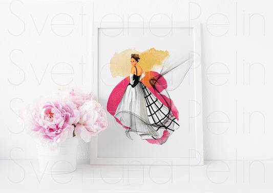 Sarah Jessica Parker, ART PRINT Signed by Artist