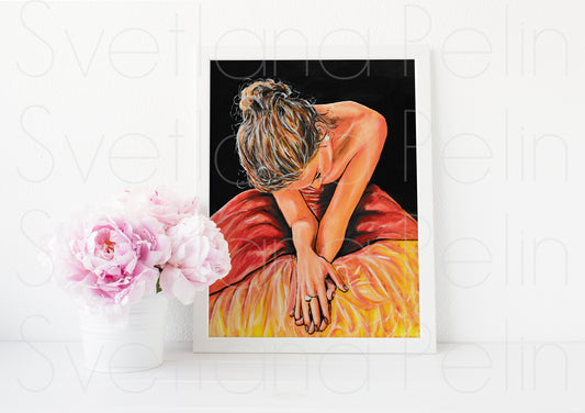 Sarah Jessica Parker, ART PRINT Signed by Artist