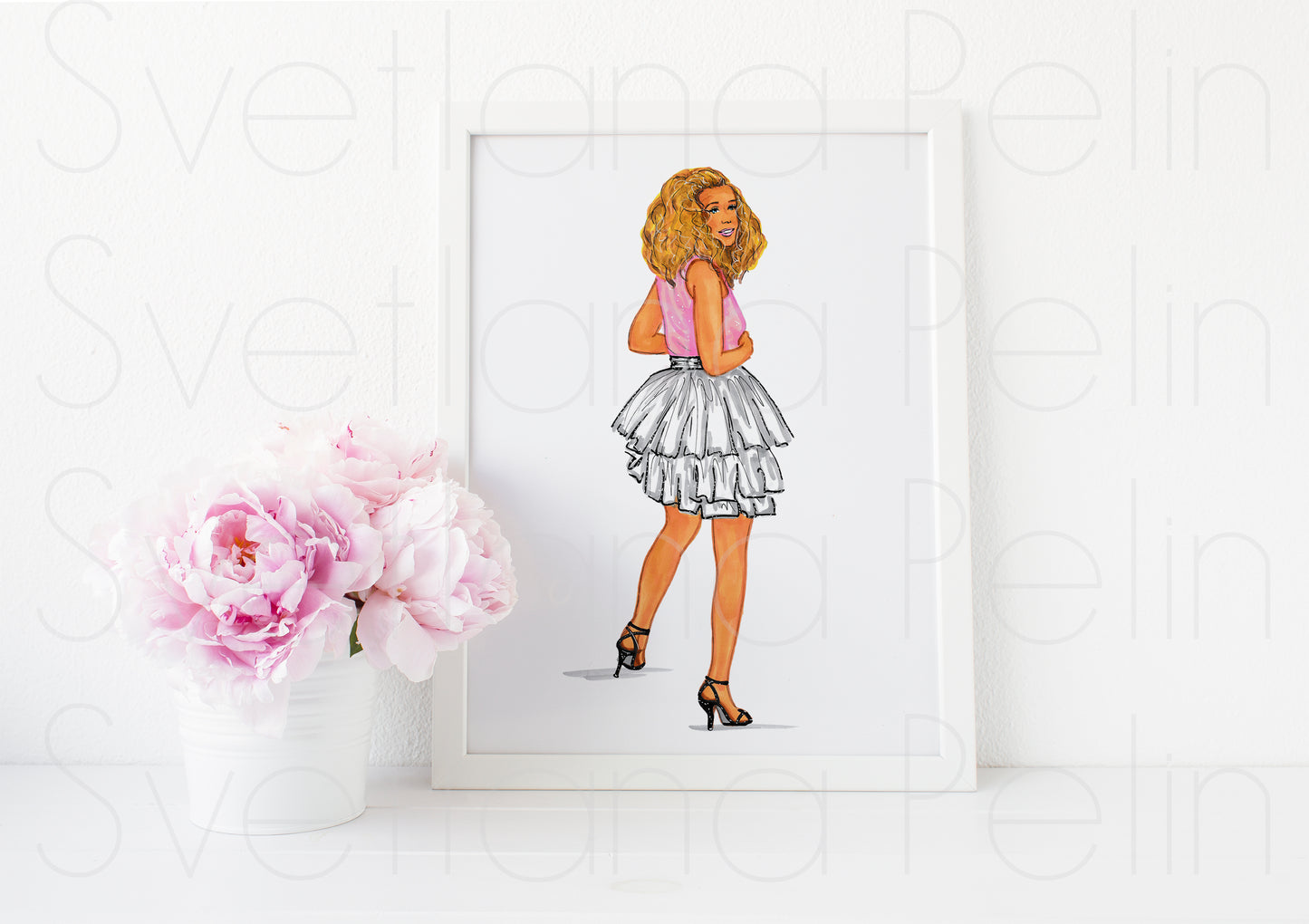 Sarah Jessica Parker, ART PRINT Signed by Artist
