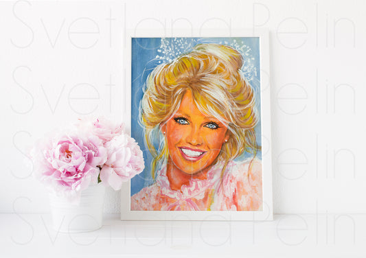 Heather Locklear, ART PRINT Signed by Artist