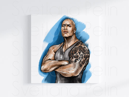 Dwayne Johnson, INSTANT DOWNLOAD