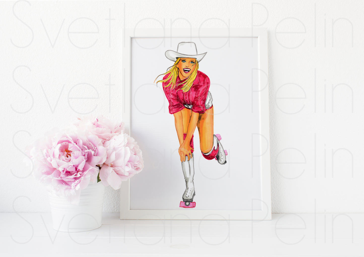 Olivia Newton-John, ART PRINT Signed by Artist