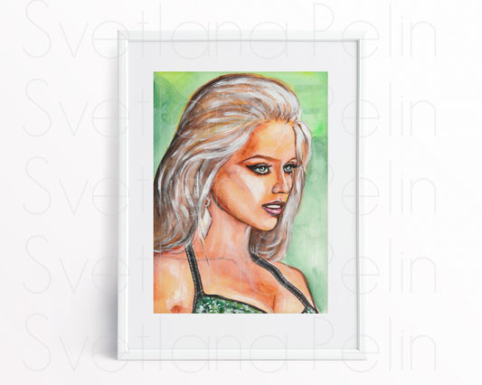 Amber Heard, Printable Art, INSTANT DOWNLOAD