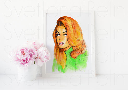 Ann-Margret, ART PRINT Signed by Artist