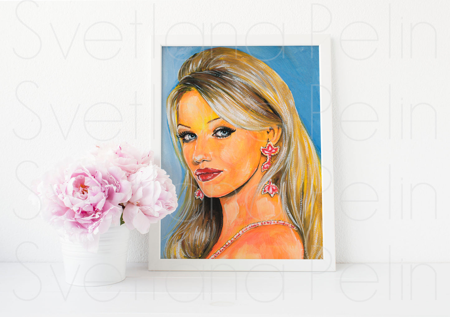 Cameron Diaz, ART PRINT Signed by Artist