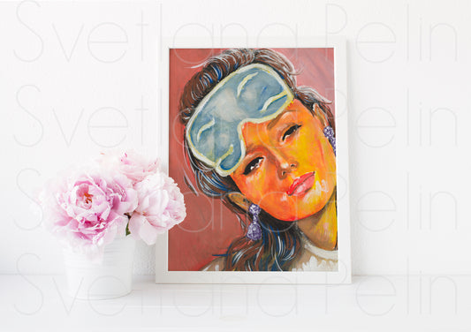 Audrey Hepburn, Breakfast at Tiffany's, ART PRINT Signed by Artist