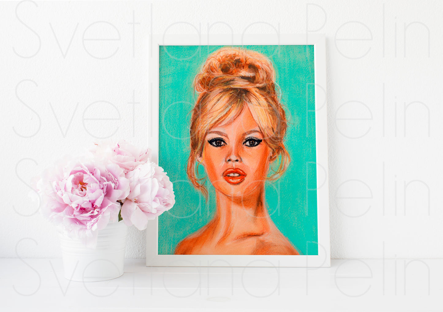 Brigitte Bardot, ART PRINT Signed by Artist