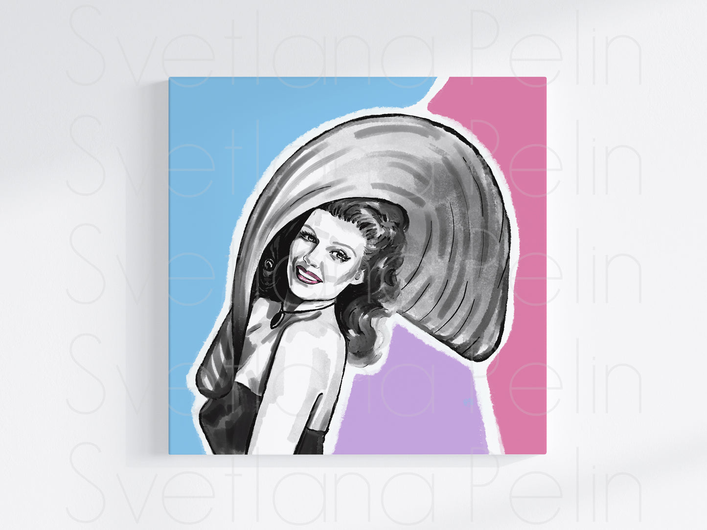 Rita Hayworth, Printable Art, INSTANT DOWNLOAD