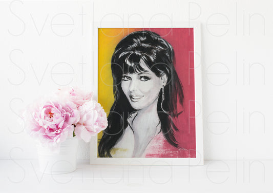 Claudia Cardinale, ART PRINT Signed by Artist