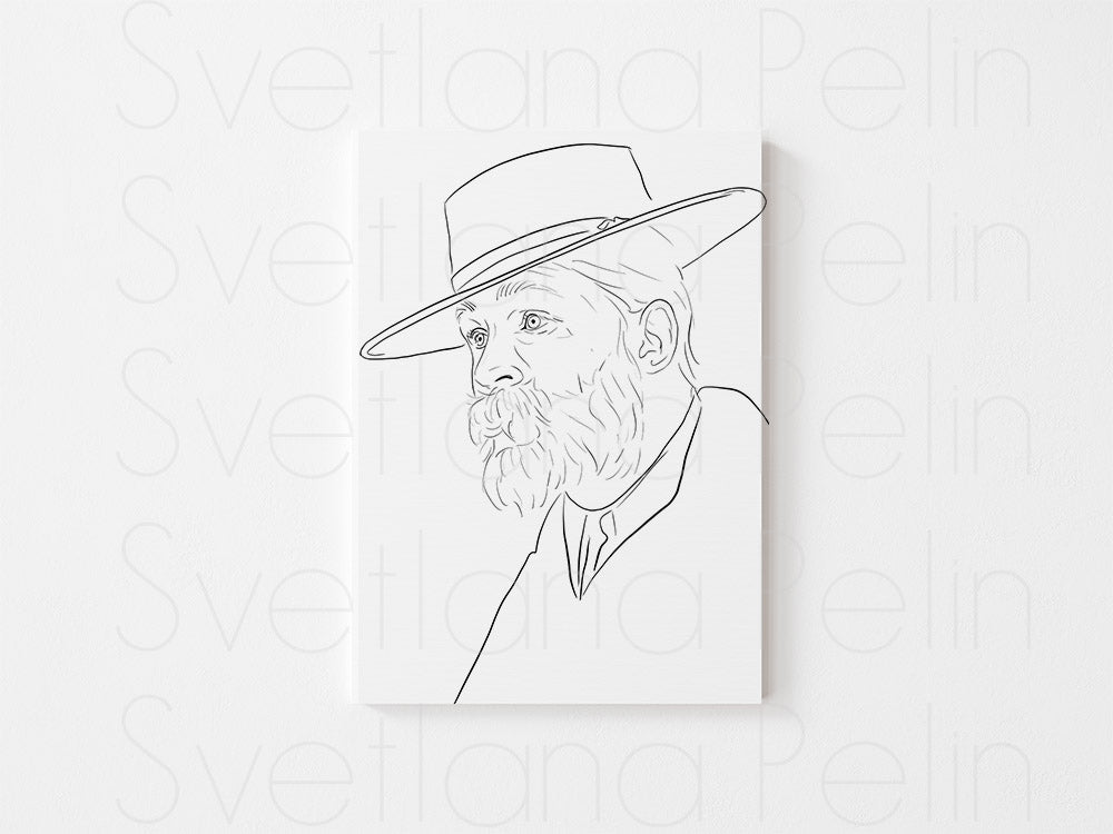 Set of 8 Coloring Pages, Actors, Printed Illustration, High Quality Paper, Old Hollywood, Art by Svelana Pelin