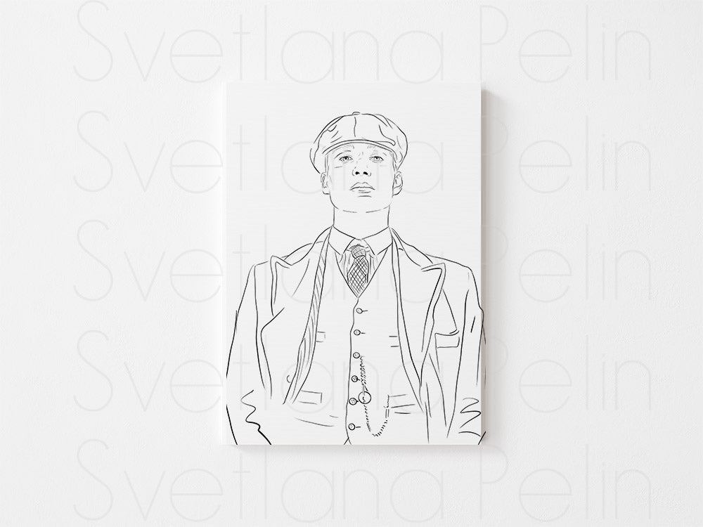 Set of 8 Coloring Pages, Actors, Printed Illustration, High Quality Paper, Old Hollywood, Art by Svelana Pelin