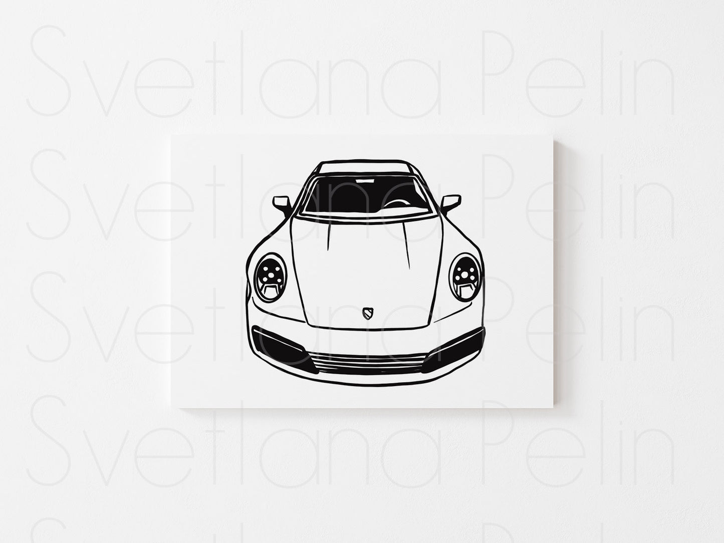 Set of 7 Coloring Pages, Luxury cars, Printed Illustration, High Quality Paper, Art by Svelana Pelin