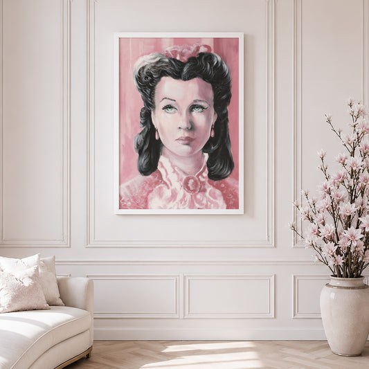 Vivien Leigh as Scarlett in Gone With the Wind | Framed Fine Art Print