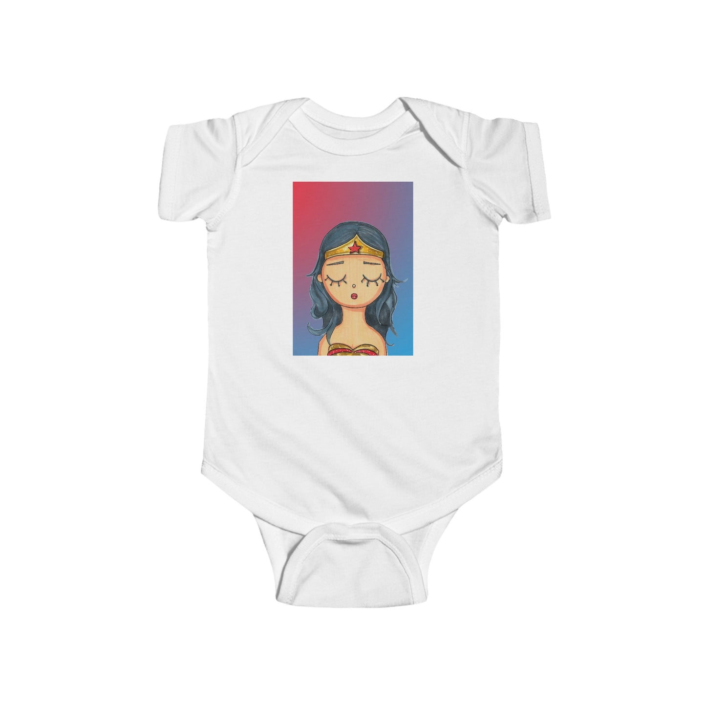 Wonder Woman, Infant Fine Jersey Bodysuit